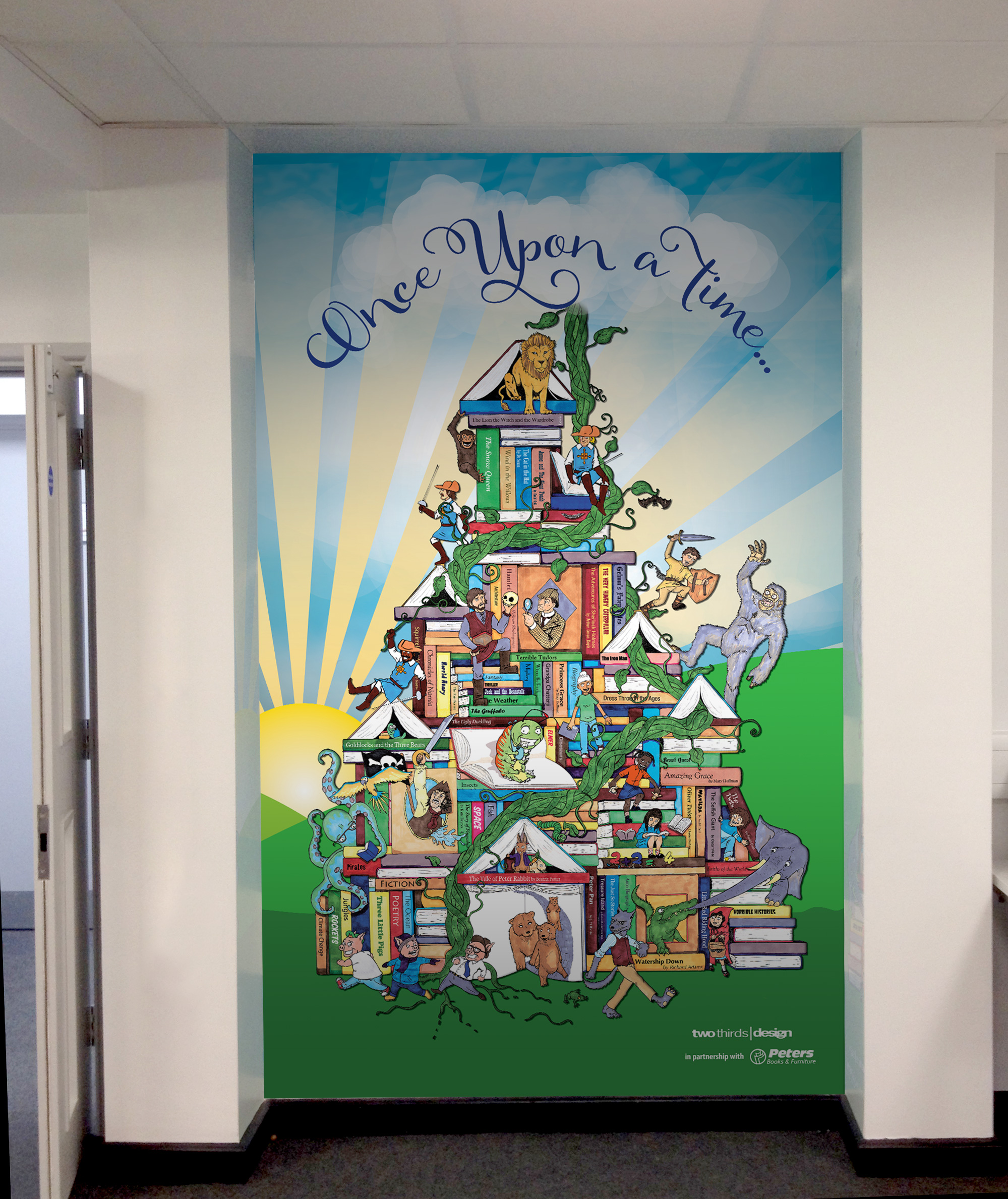 Classroom Reading Area Library Displays Once Upon A Time